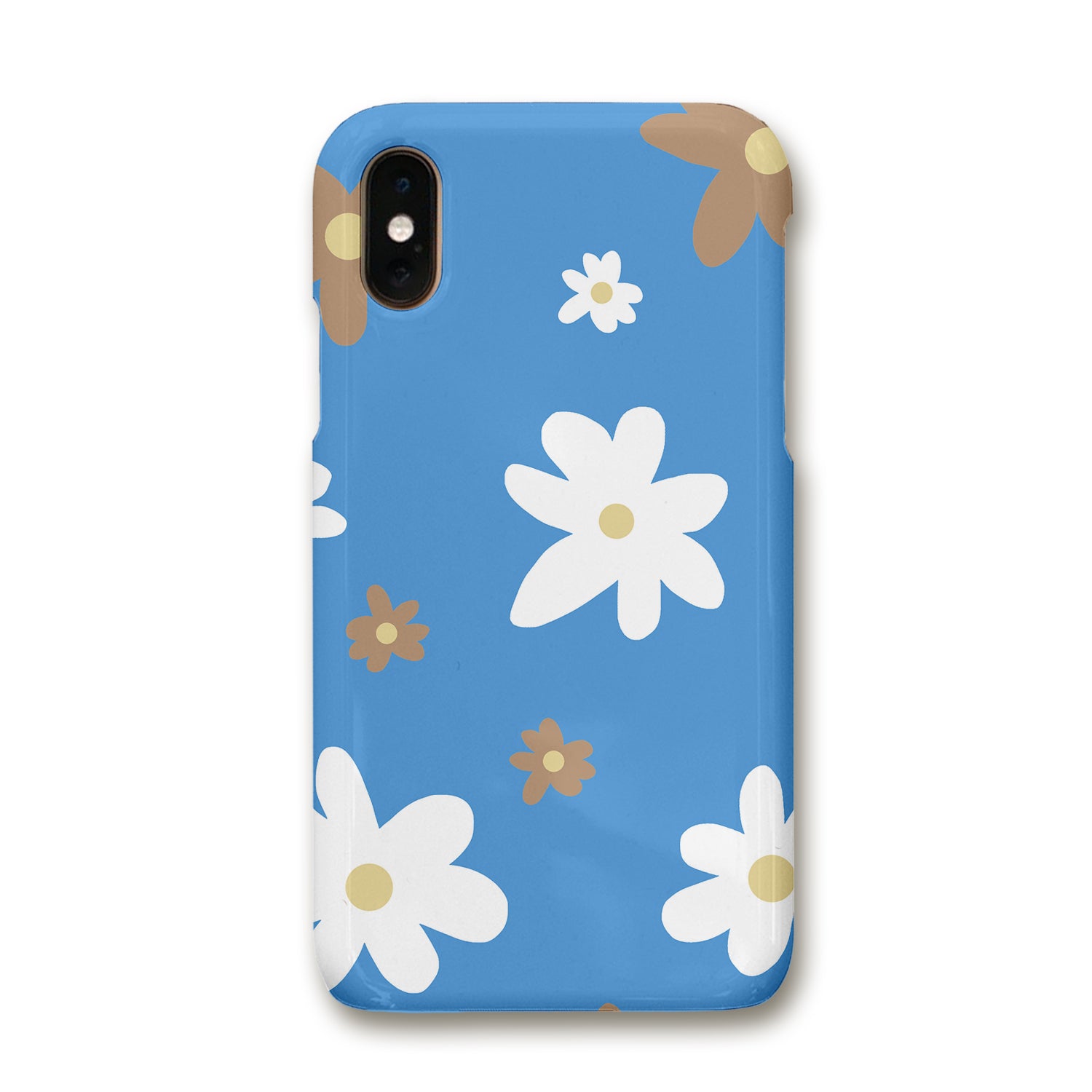 Blue Flora Tough Phone Case