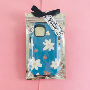 SAMPLE SALE: Blue Flora Deluxe Tough iPhone 12 Case