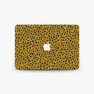 Mustard Dalmatian MacBook Skin