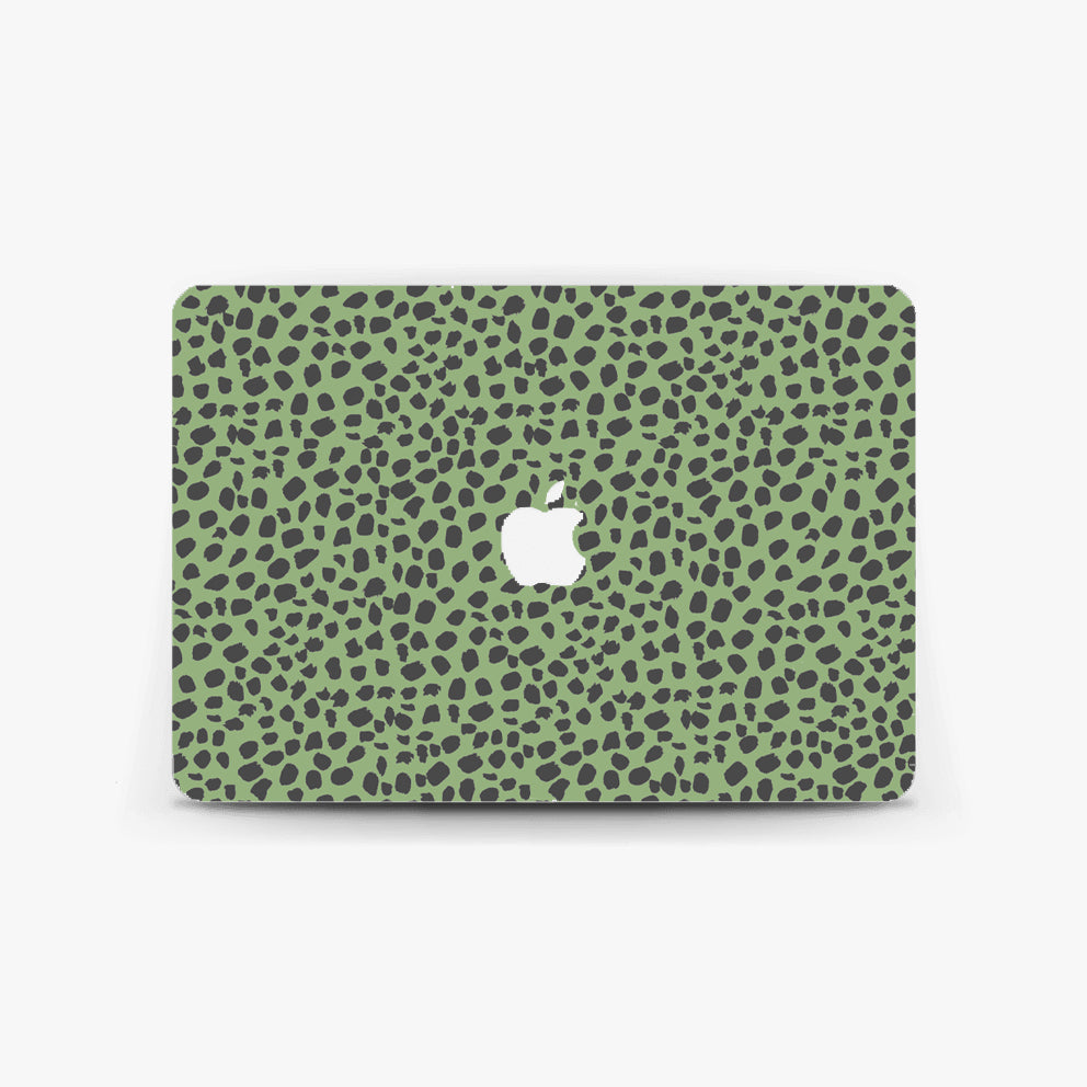 Sage Spring Spots MacBook Skin