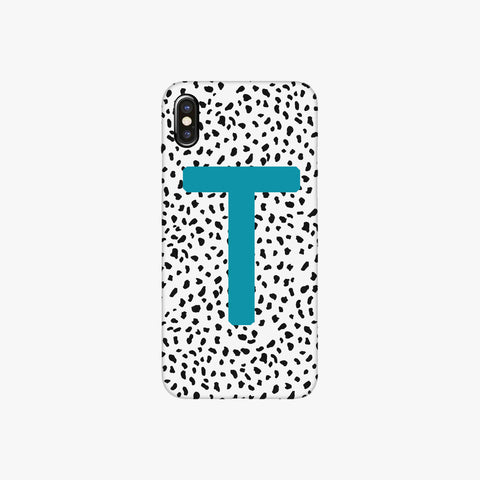 Blue Personalised Dalmatian Phone Case