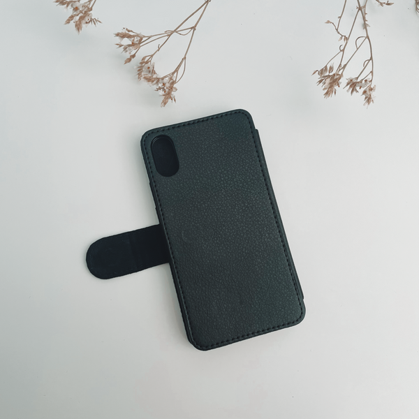 Sage Spring Spot Faux Leather Phone Case