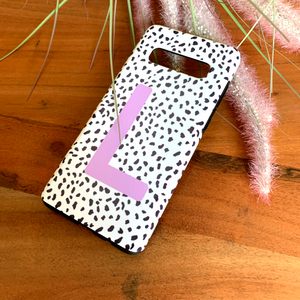 Dalmatian Lilac Personalised Deluxe Tough Phone Case