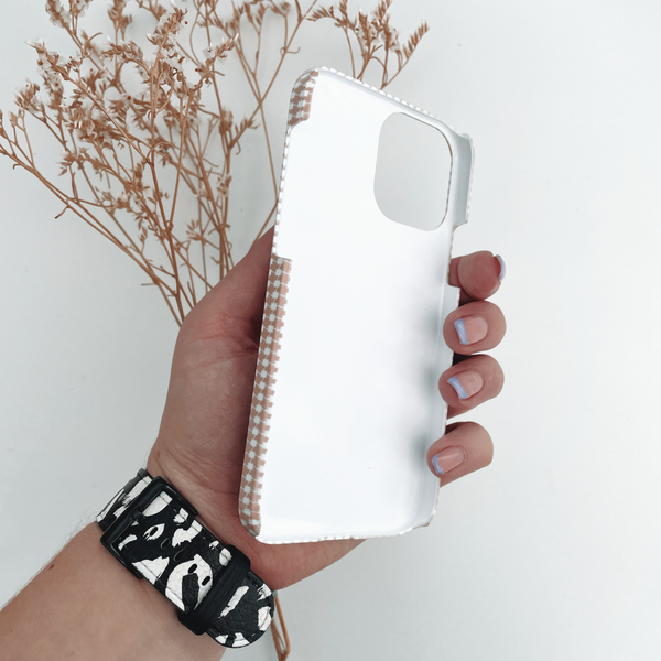 Beige Dogtooth Phone Case