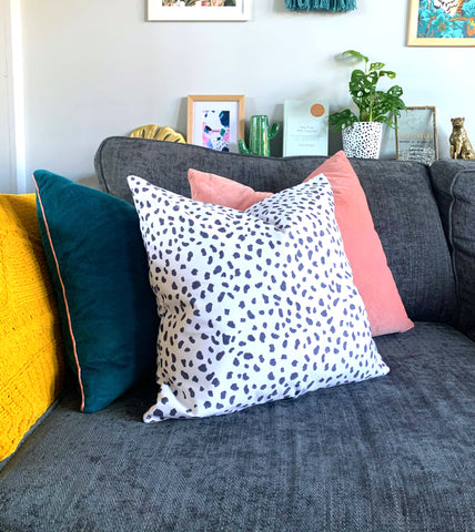 Dalmatian Spots Cushion Cover