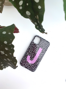 Reverse Dalmatian Lilac Personalised Deluxe Tough Phone Case