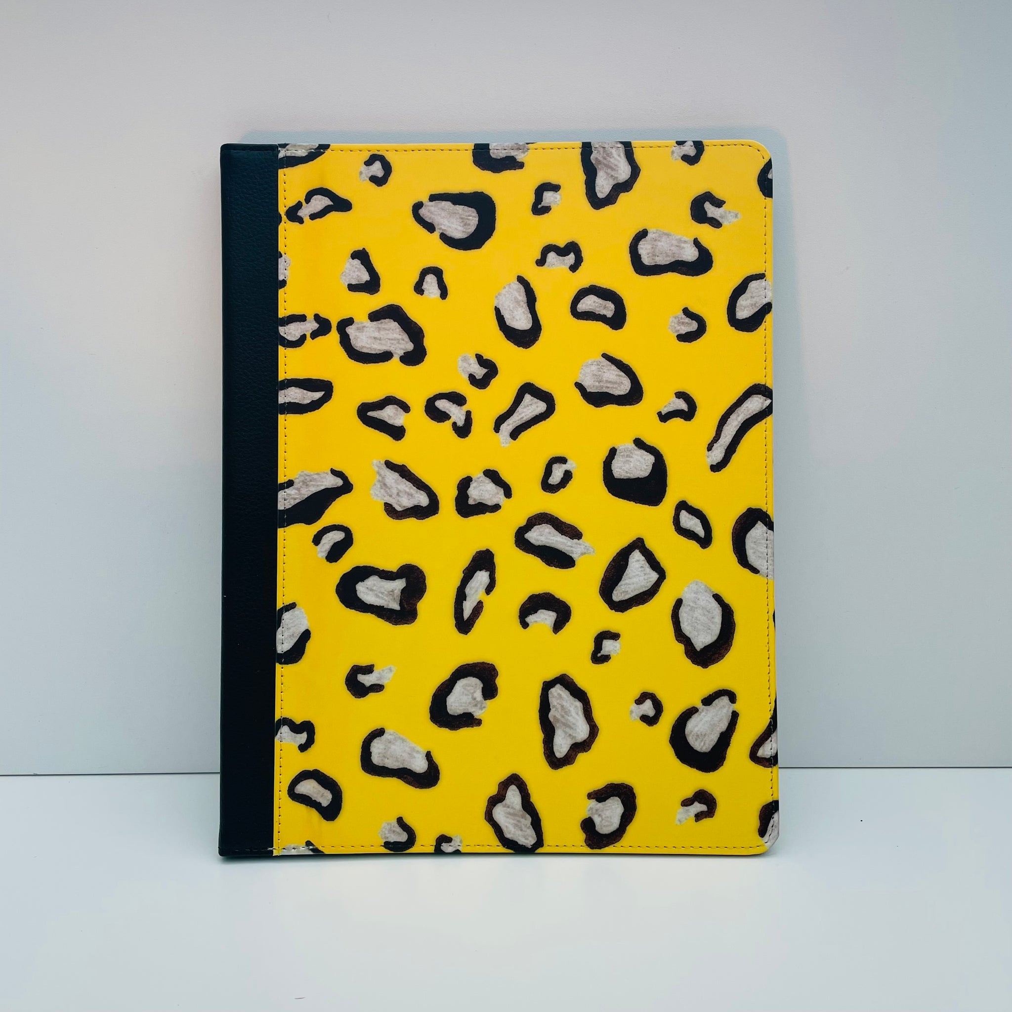 SAMPLE SALE : Mustard Leopard Print iPad Pro 12.9” (2019) faux Leather Case