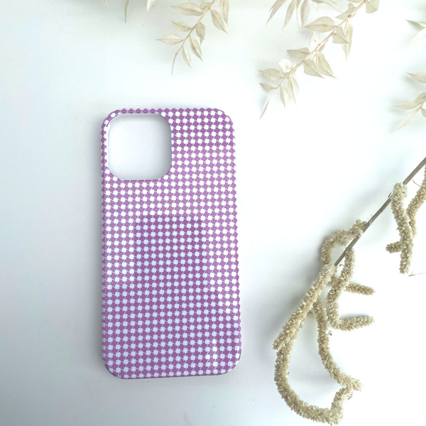 Lilac Dogtooth Phone Case